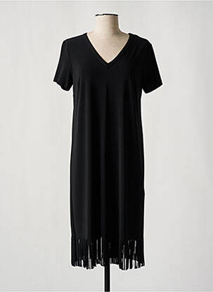 Rochie midi croială fluidă mâneci scurte negru JOSEPH RIBKOFF femeie