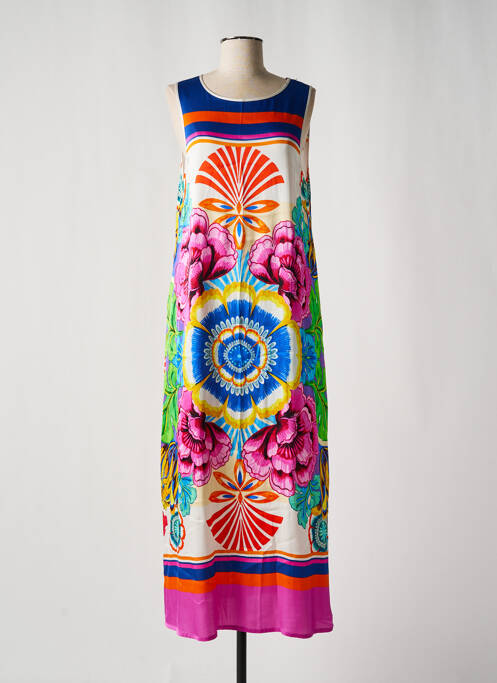 Rochie lungă roz GRACE femeie