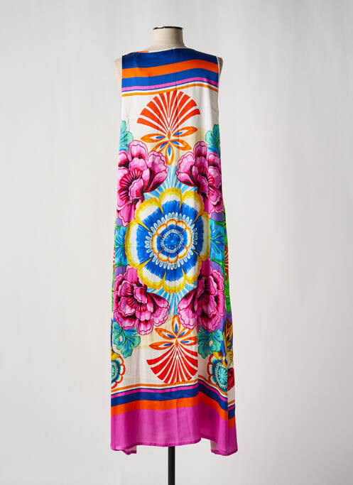 Rochie lungă roz GRACE femeie