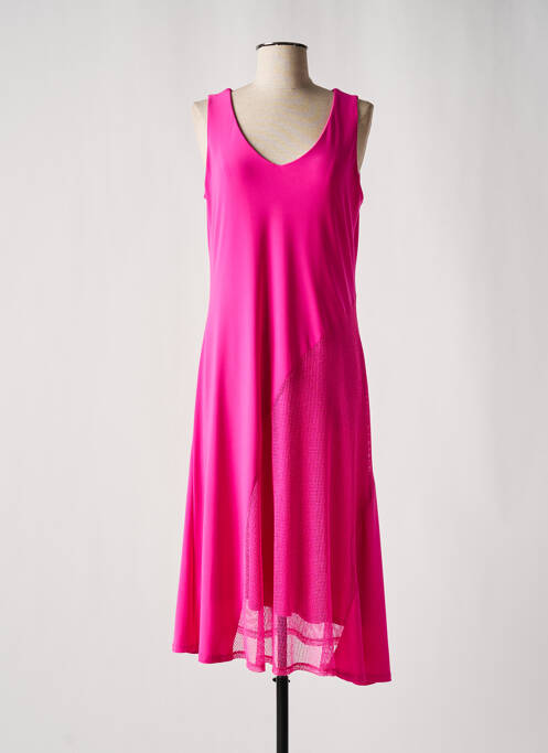 Rochie midi roz JOSEPH RIBKOFF femeie