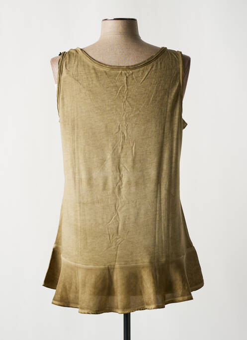 Tunică fără mâneci verde GRACE femeie