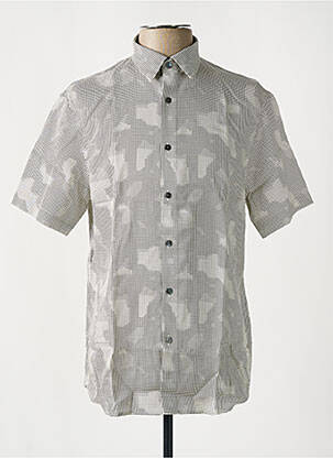 Cămașă cu mâneci scurte bej EMPORIO ARMANI bărbat