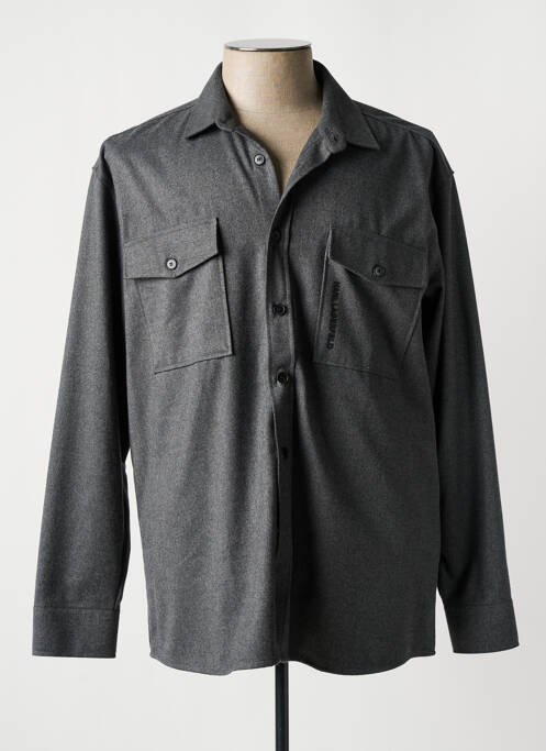 Cămașă cu mâneci lungi gri KARL LAGERFELD bărbat