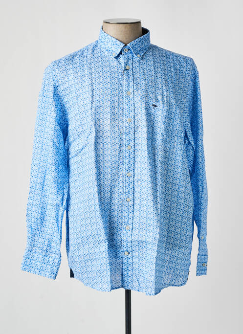 Cămașă cu mâneci lungi imprimeu fantezie albastru FYNCH-HATTON homme