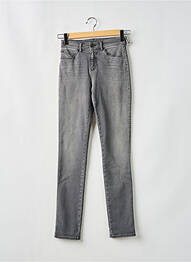 Blugi cu croială slim elasticitate talie înaltă gri EMPORIO ARMANI femme