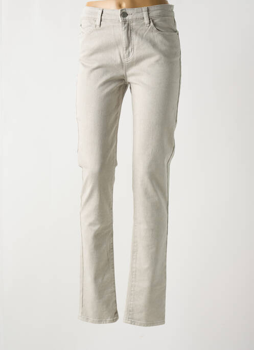 Blugi cu croială slim gri EMPORIO ARMANI femeie