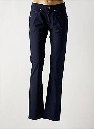 Pantalon drept albastru KARL LAGERFELD femeie