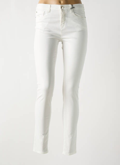 Pantalon slim alb EMPORIO ARMANI femeie