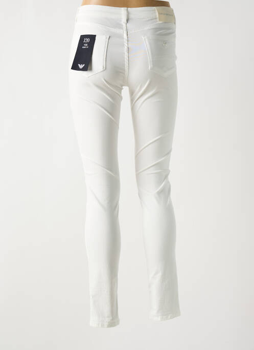 Pantalon slim alb EMPORIO ARMANI femeie