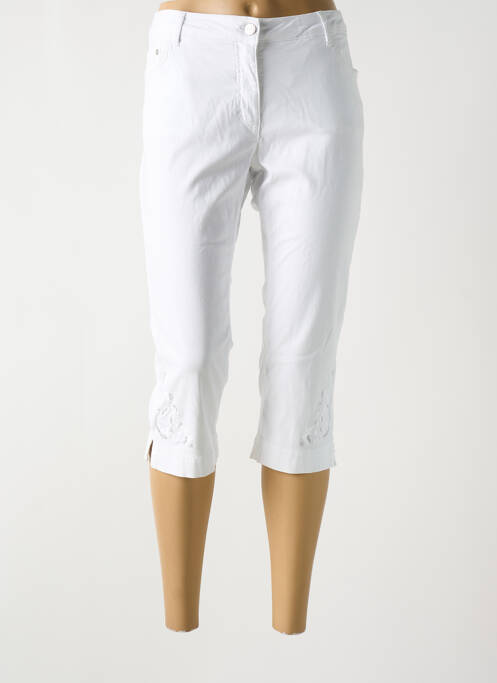 Pantalon trei sferturi alb SPORTALM femeie