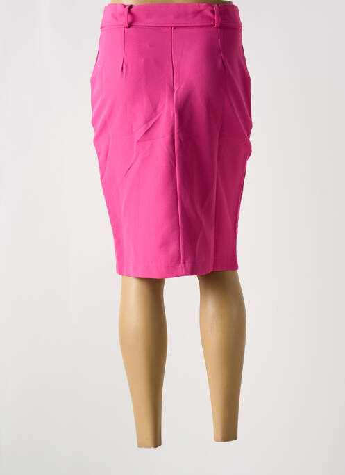 Fustă midi roz MULTIPLES femeie