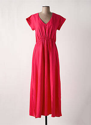 Rochie lungă roz C'EST BEAU LA VIE femeie