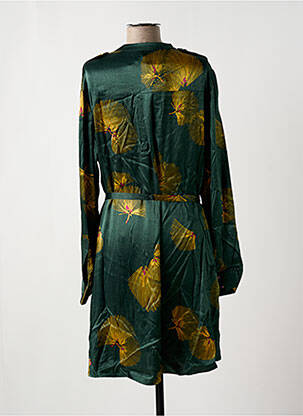 Rochie midi croială fluidă mâneci lungi verde VILA femeie