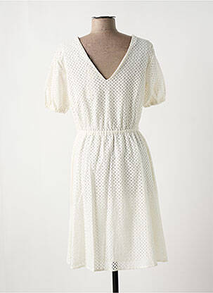 Rochie midi mâneci scurte mâneci scurte alb ESPRIT femeie