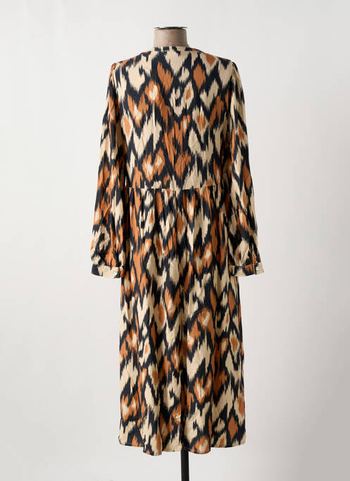 Rochie midi maro C'EST BEAU LA VIE femeie