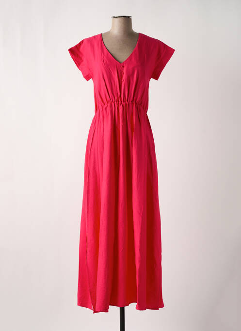 Rochie lungă roz C'EST BEAU LA VIE femeie