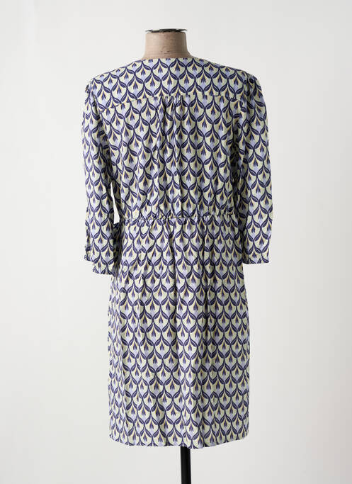 Rochie midi albastru JULIE GUERLANDE femeie