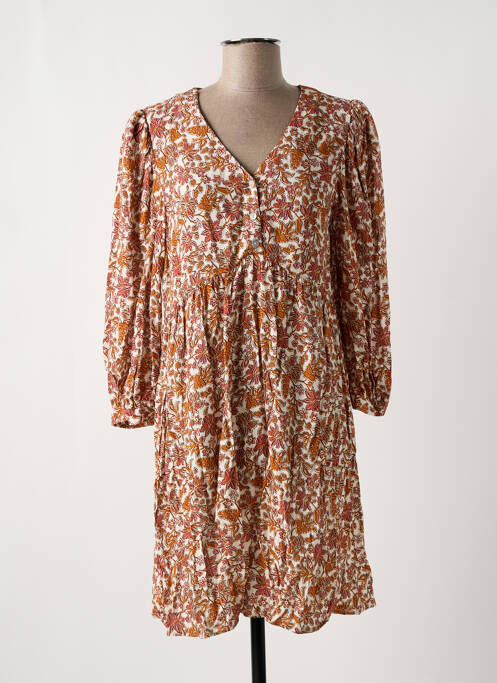 Rochie midi portocaliu C'EST BEAU LA VIE femeie