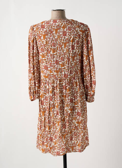 Rochie midi portocaliu C'EST BEAU LA VIE femeie