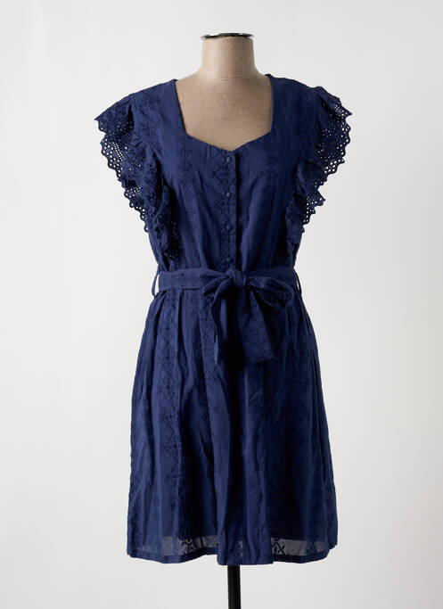 Rochie scurtă albastru C'EST BEAU LA VIE femeie