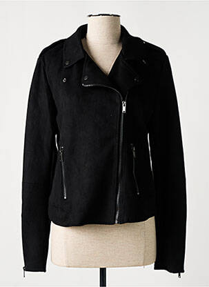 Jachete casual guler tip costum negru VILA femeie