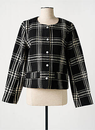Jachete casual guler rotund negru VILA ROUGE femeie