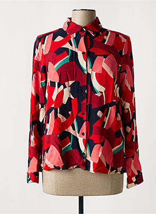 Cămașă roșu C'EST BEAU LA VIE femeie