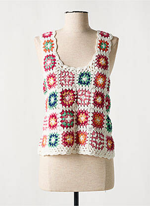 Top bej C'EST BEAU LA VIE femeie