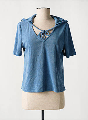 Tricou albastru VILA femeie