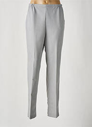 Pantalon drept talie elastică gri GUY DUBOUIS femme