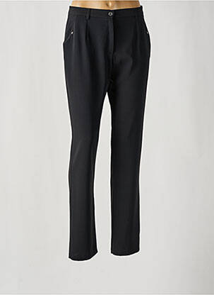 Pantalon drept negru CHRISTINE LAURE femeie