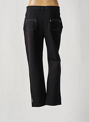 Pantalon slim talie elastică negru CHRISTINE LAURE femeie