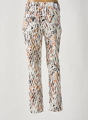 Pantalon slim buzunare maro ANNA MONTANA femeie