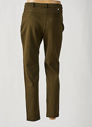 Pantalon slim talie elastică verde CHRISTINE LAURE femeie