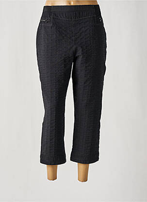 Pantalon trei sferturi negru CHRISTINE LAURE femeie