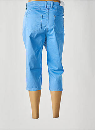 Pantalon trei sferturi buzunare albastru ANNA MONTANA femeie