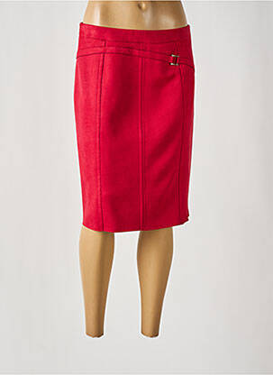 Fustă midi roșu CHRISTINE LAURE femeie