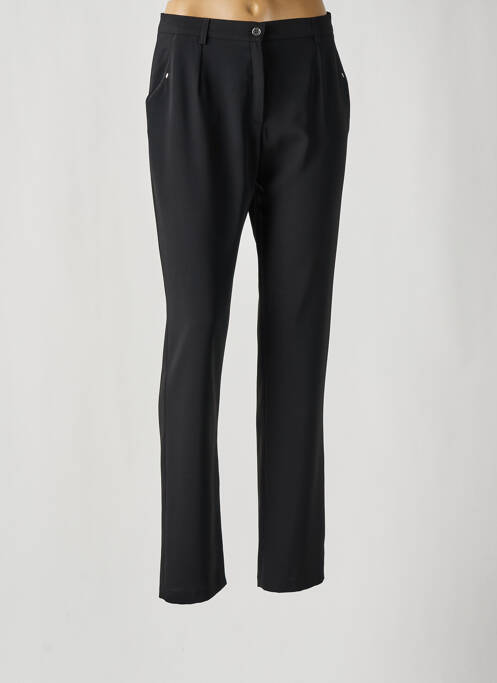 Pantalon drept negru CHRISTINE LAURE femeie