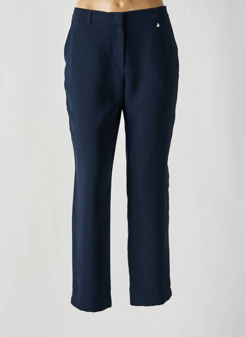 Pantalon drept albastru CHRISTINE LAURE femeie