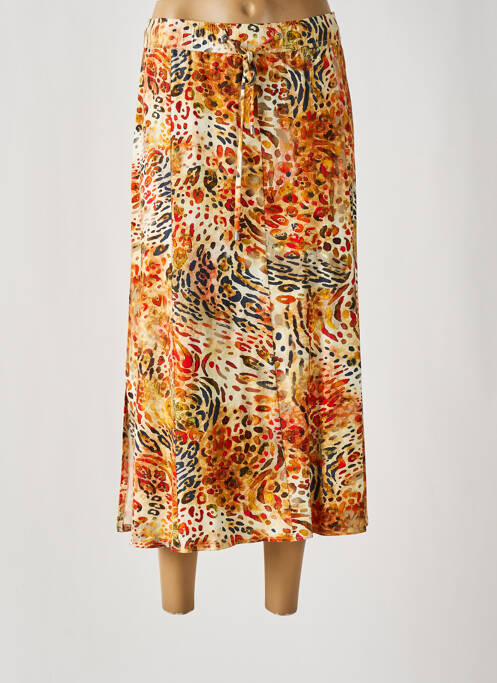 Fustă midi portocaliu BARBARA LEBEK femeie