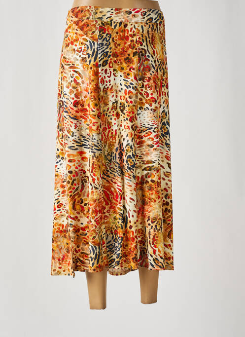 Fustă midi portocaliu BARBARA LEBEK femeie