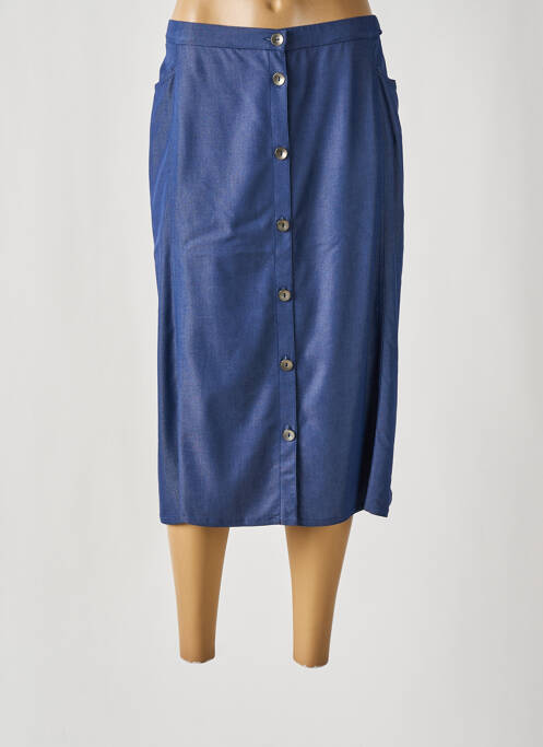 Fustă midi albastru GUY DUBOUIS femeie