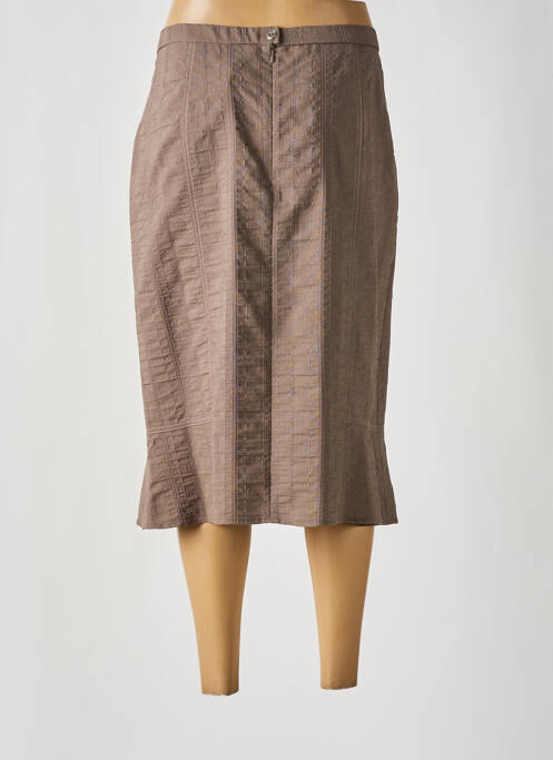 Fustă midi bej FRANCE RIVOIRE femeie