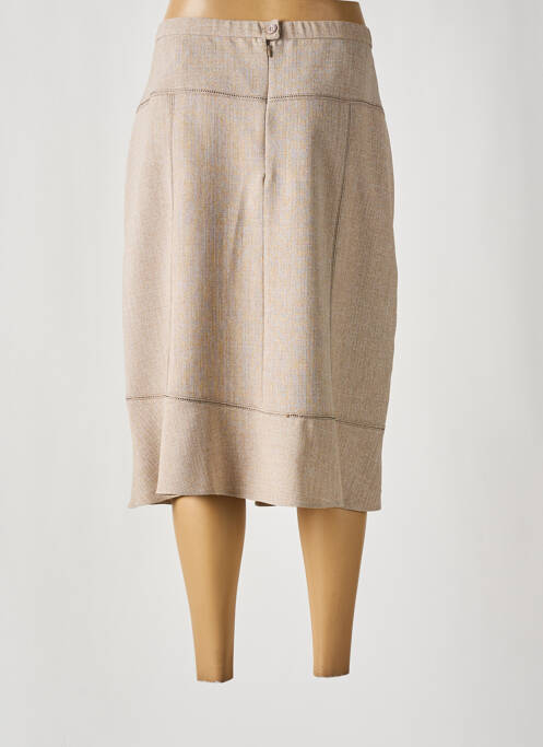 Fustă midi bej FRANCE RIVOIRE femeie