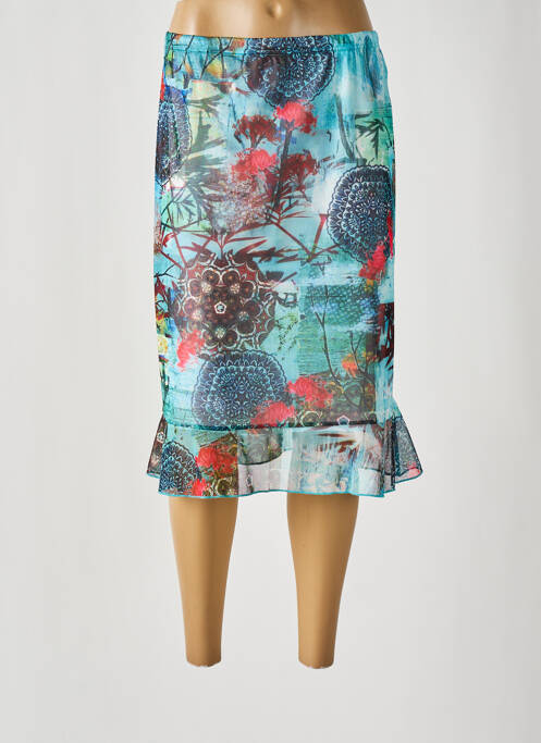 Fustă midi albastru TELMAIL femeie