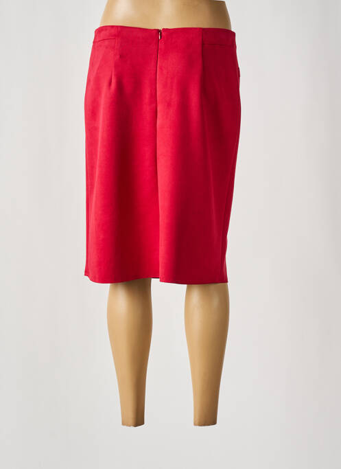 Fustă midi roșu CHRISTINE LAURE femeie