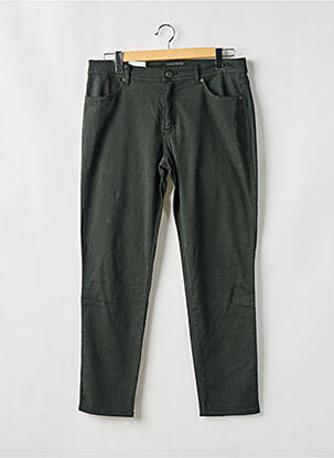 Pantalon slim buzunare verde ANNA MONTANA femeie
