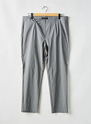 Pantalon drept talie elastică gri MAGIC SHAPE femeie