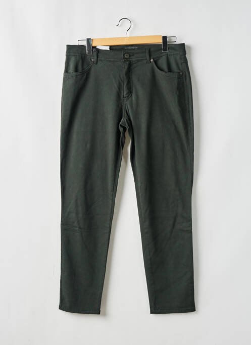 Pantalon slim verde ANNA MONTANA femeie