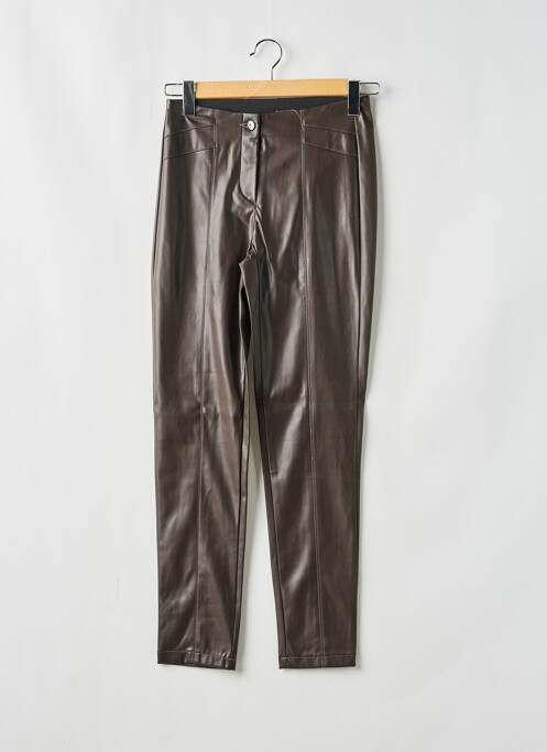 Pantalon slim maro ANNA MONTANA femeie